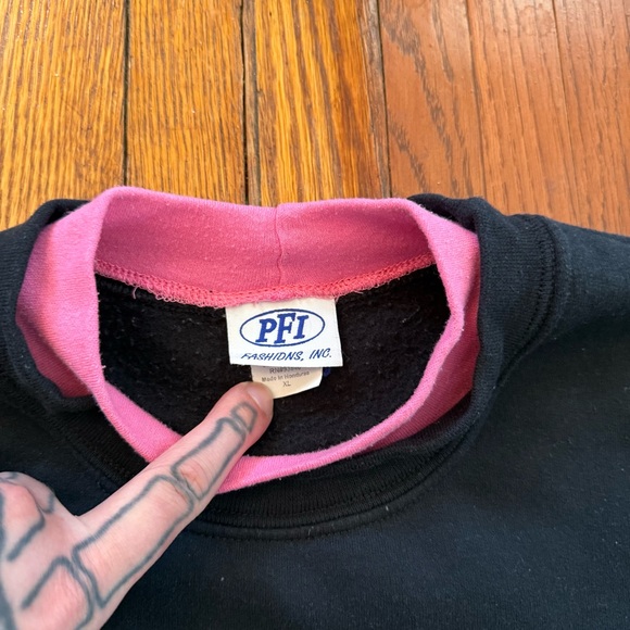 90’s Jeweled Roses Vintage Granny Sweater - Picture 3 of 11